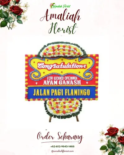 Bunga Papan Congratulation di Ngemplak
